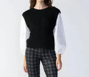 2 Become 1 Sweater in Black