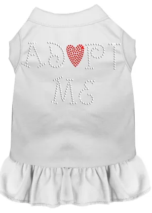 Adopt Me Rhinestone Dress White 4x