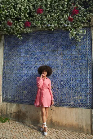 Amalfi Short Dress in Hibiscus