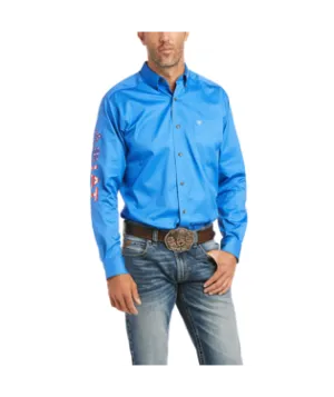 Ariat Mens Team Logo Twill Fitted Shirt Style 10036436