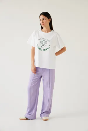 Band Tee | White/Green