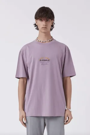 BARNEY COOLS WAX HOMIE TEE - DUSTY LILAC
