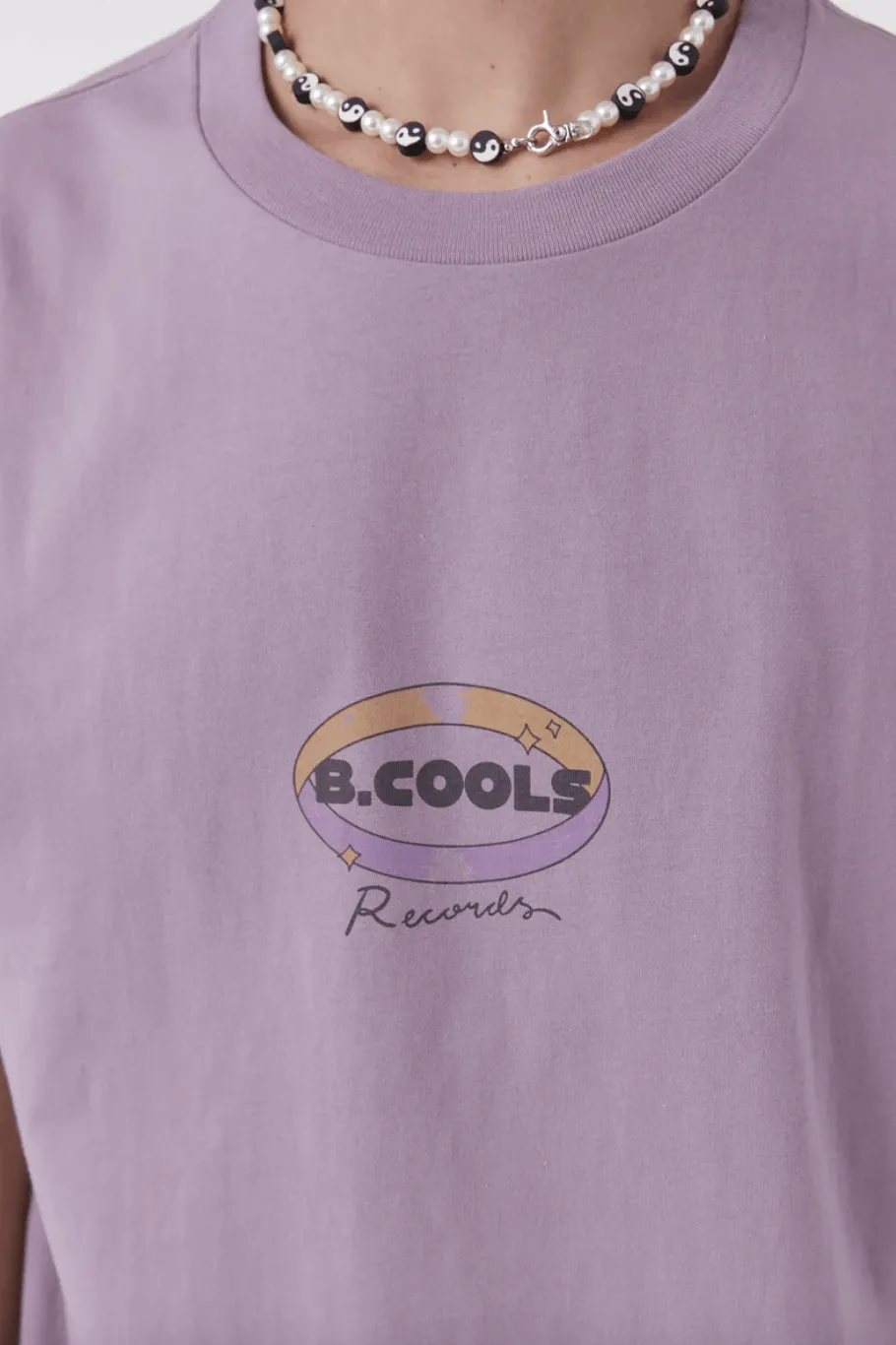 BARNEY COOLS WAX HOMIE TEE - DUSTY LILAC