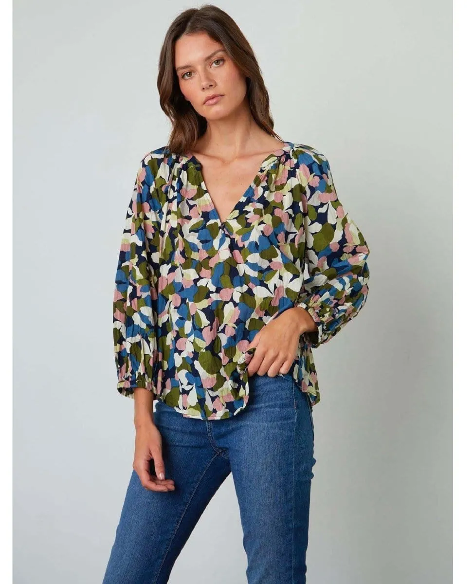 Billow Boho Long Sleeve Top Petal