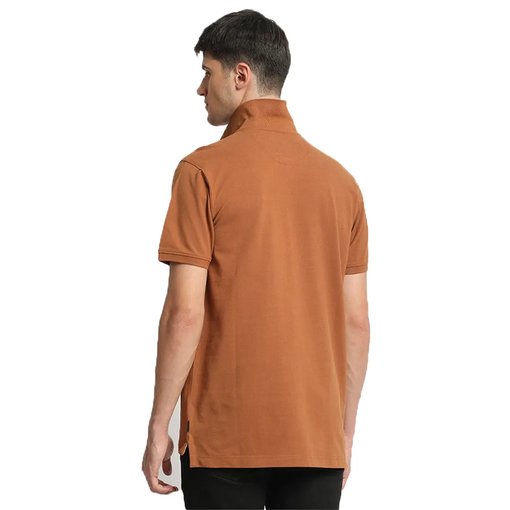 Burberry Sleek Stone Logo Dark Mustard Polo 12980