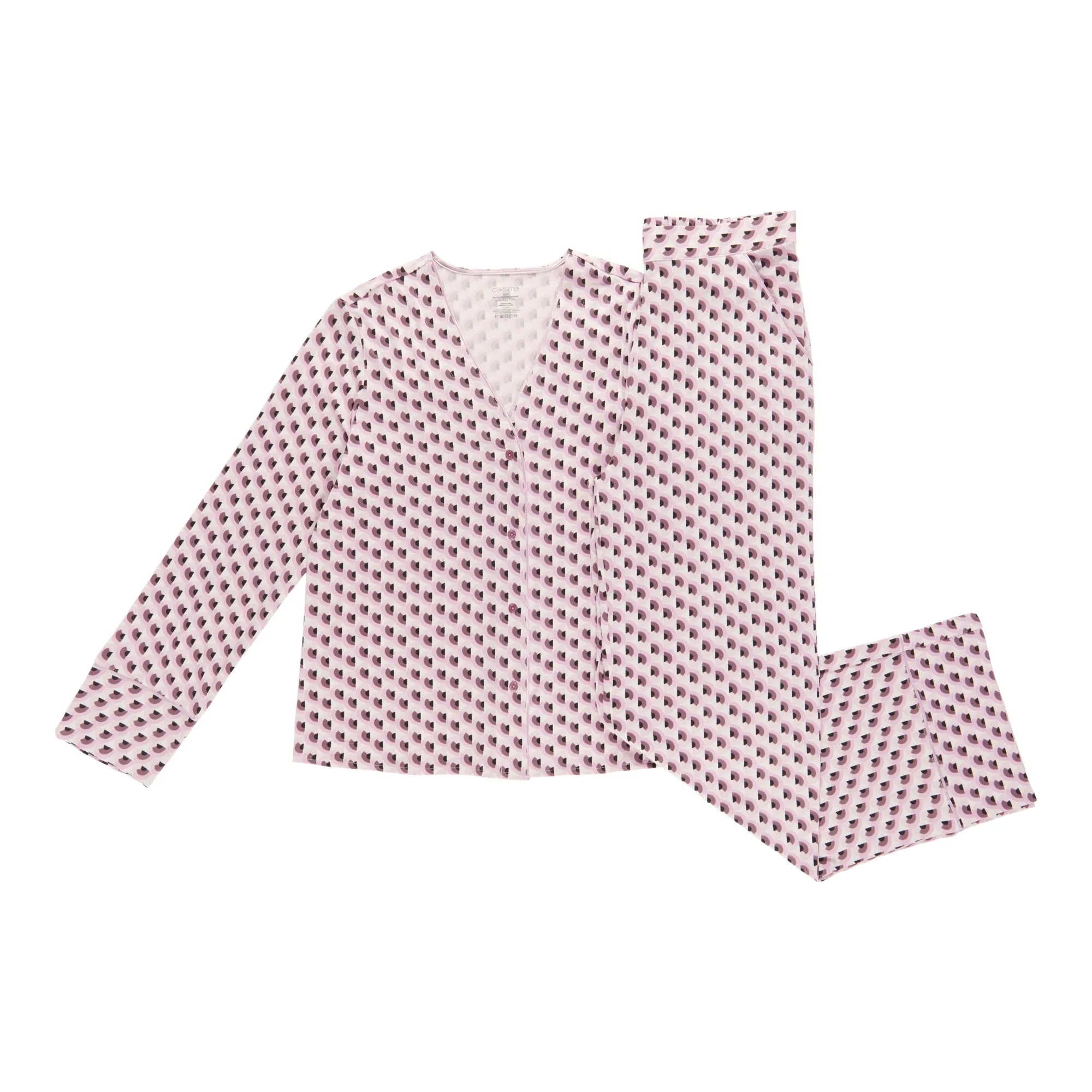 Carisma Women's Perfect Dream Peachy Tailored PJ Set, 2-Piece