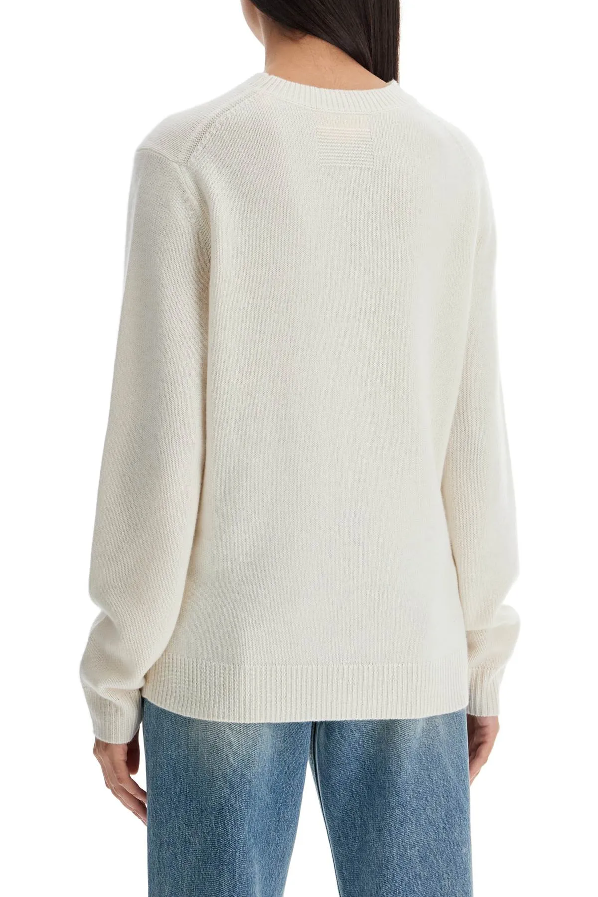 cashmere crewneck pullover U11010JH CREAM