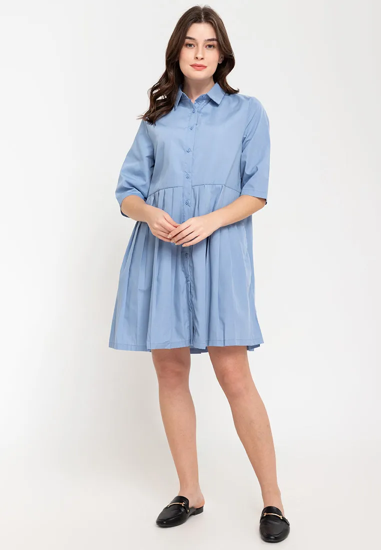 CEDAR Pleated Skirt Dress