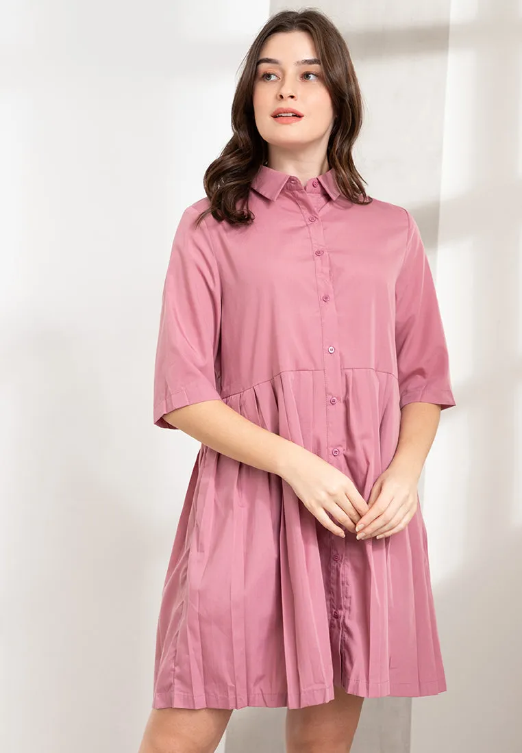 CEDAR Pleated Skirt Dress