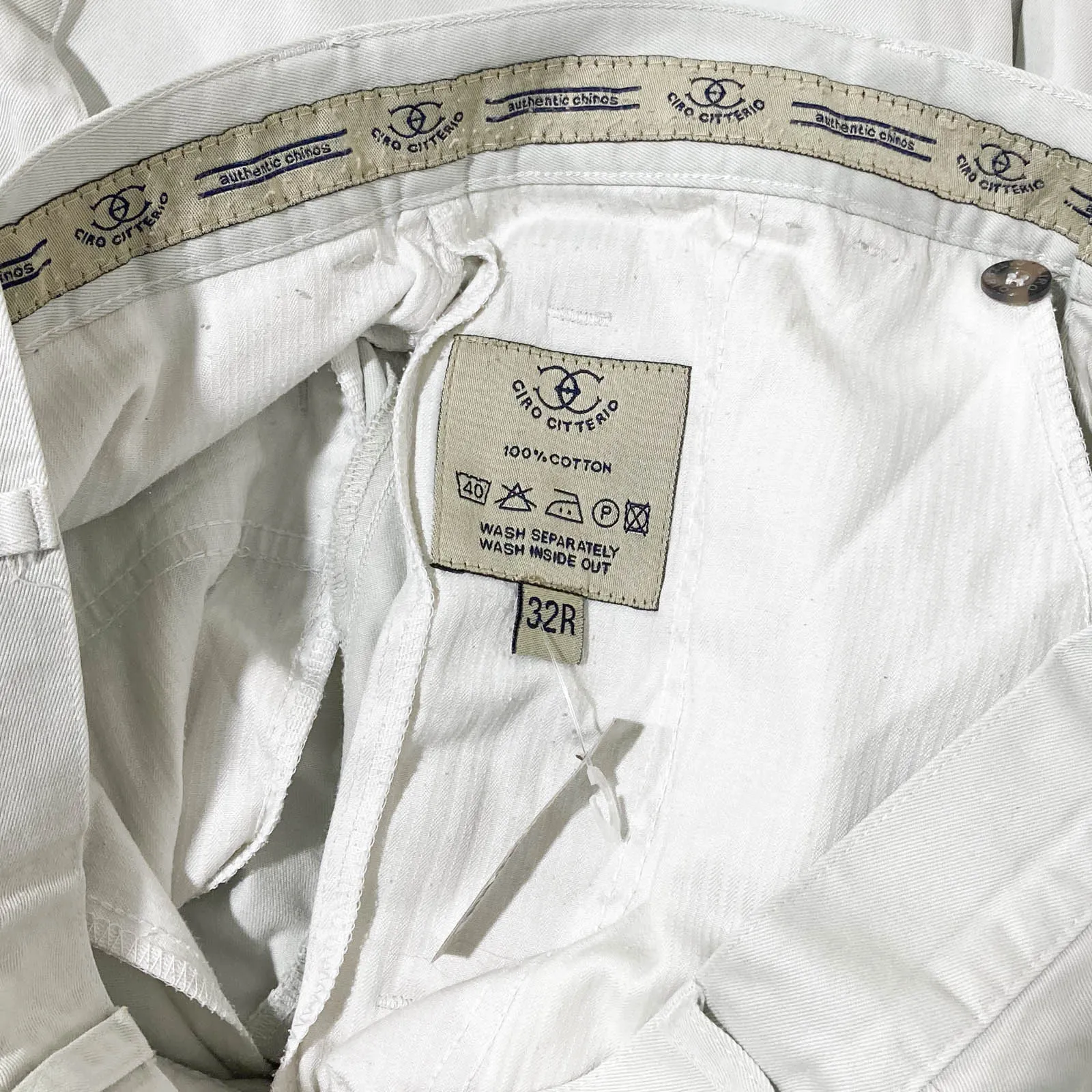 Ciro Citterio Stone Chinos 32R
