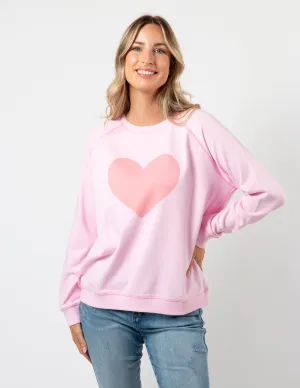 Classic Sweater - Ballet with Flame Heart
