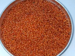 Copper Orange Round Rocaille Glass Seed Beads- 2 mm (Wholesale)