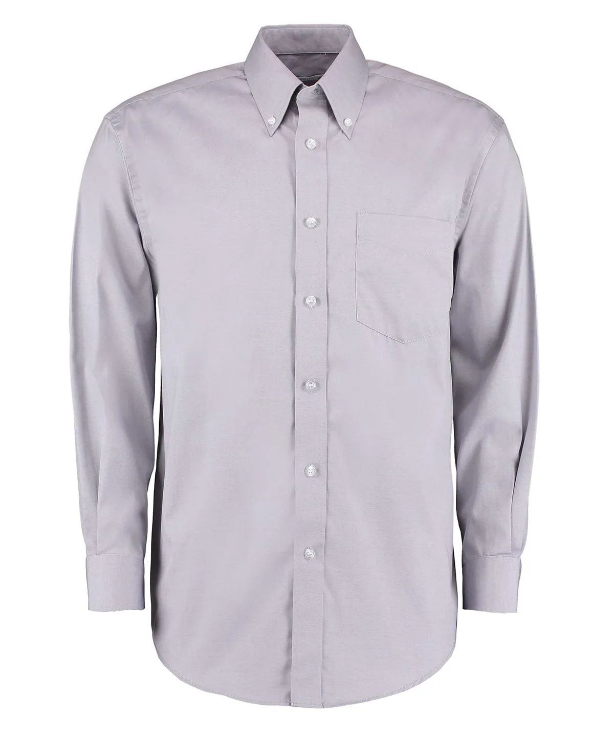 Corporate Oxford shirt long-sleeved (classic fit) | Silver Grey