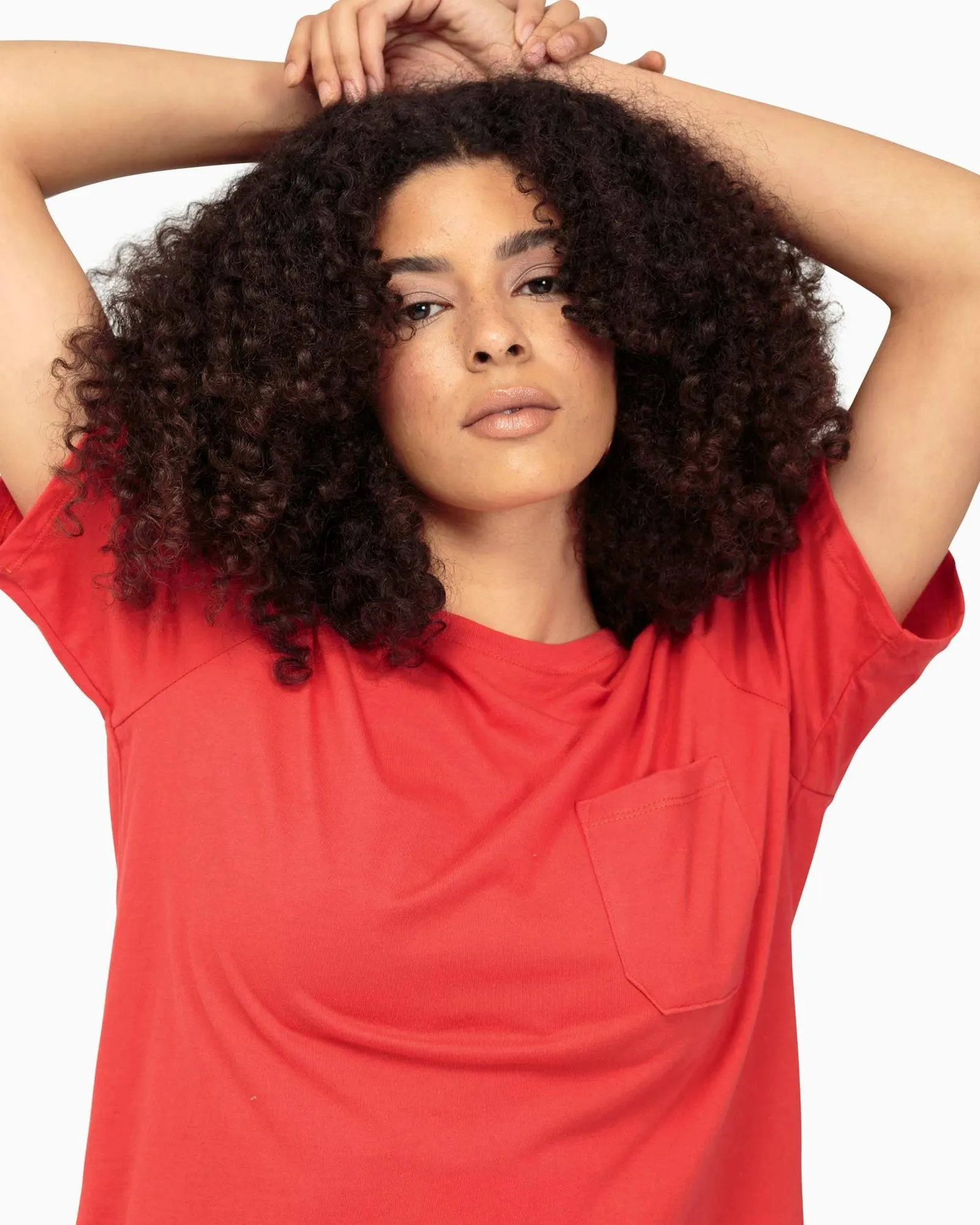 Crew Pocket Tee (Red)