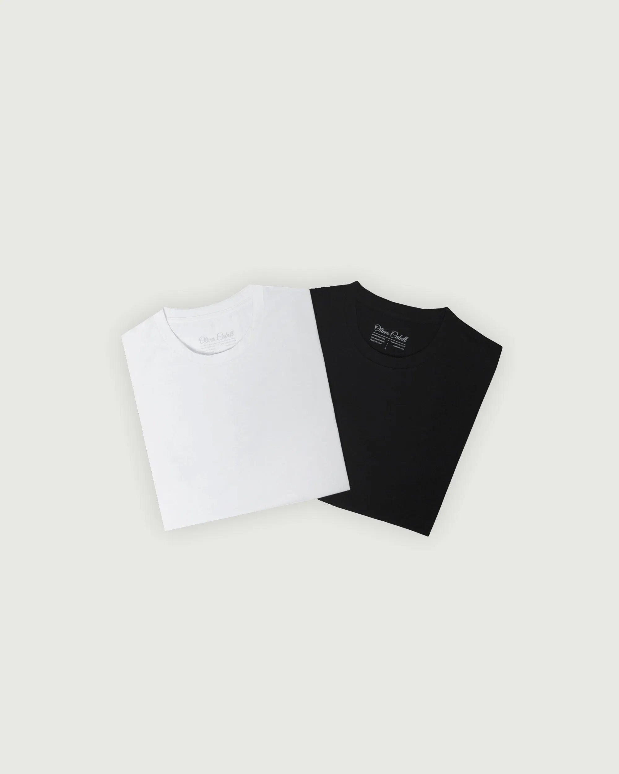 Curved Hem Tee | Black