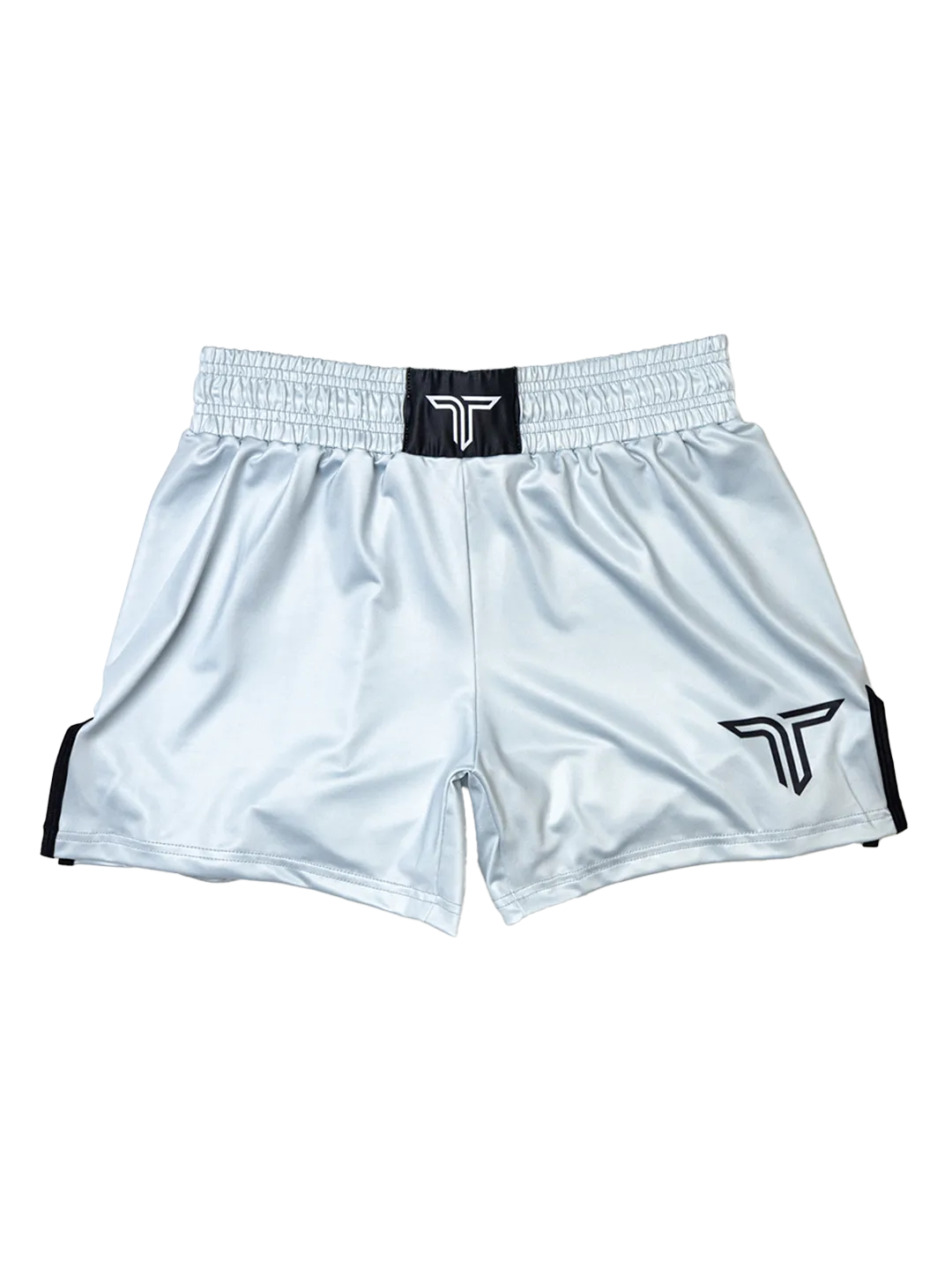 Essential Silver Fight Kit (Fight Short & Rashguard Bundle)