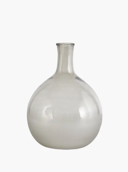 Frosted Grey Glass Bottles