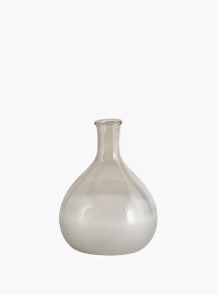 Frosted Grey Glass Bottles