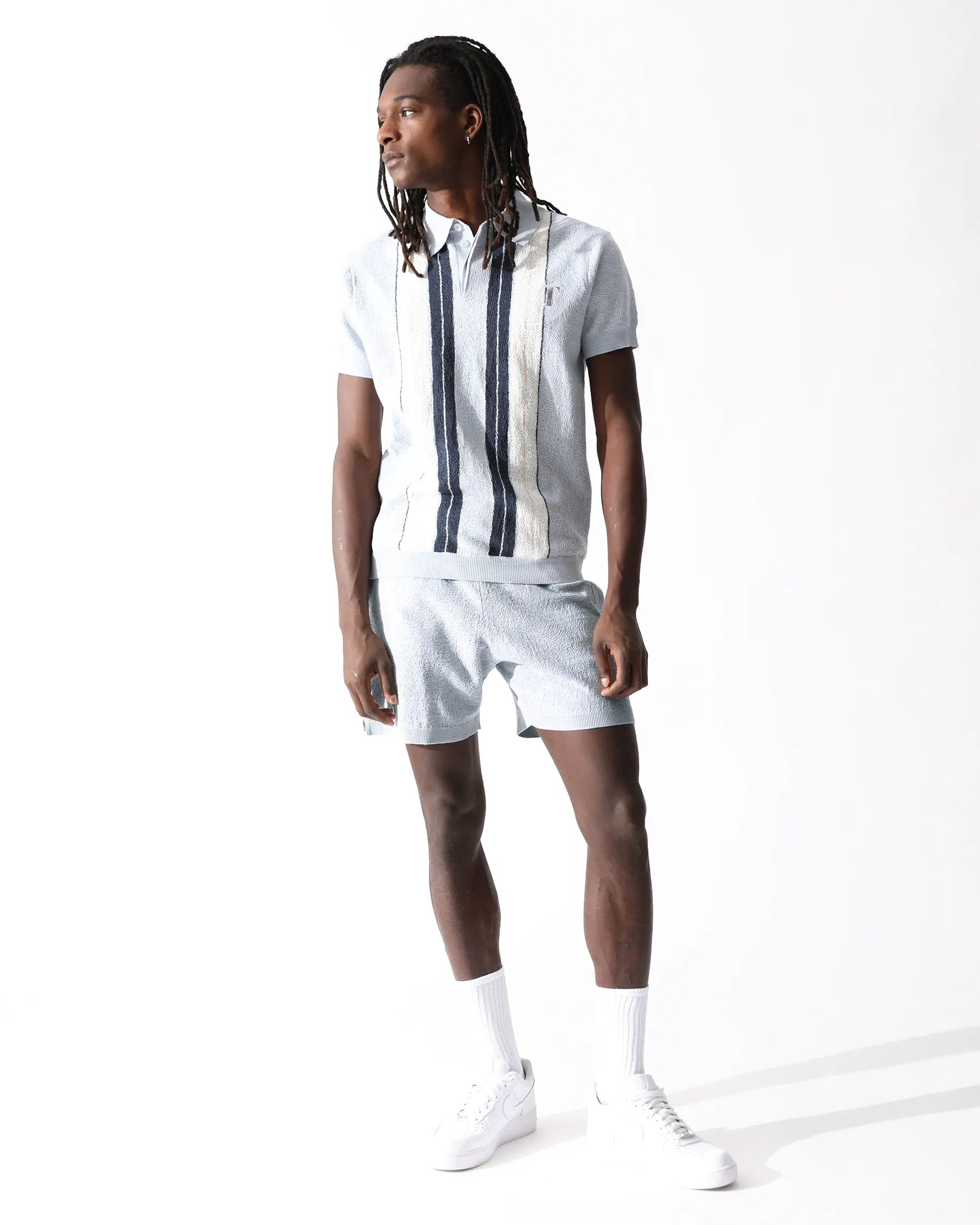 Identity Gauzy Knit S/S Polo Shirt