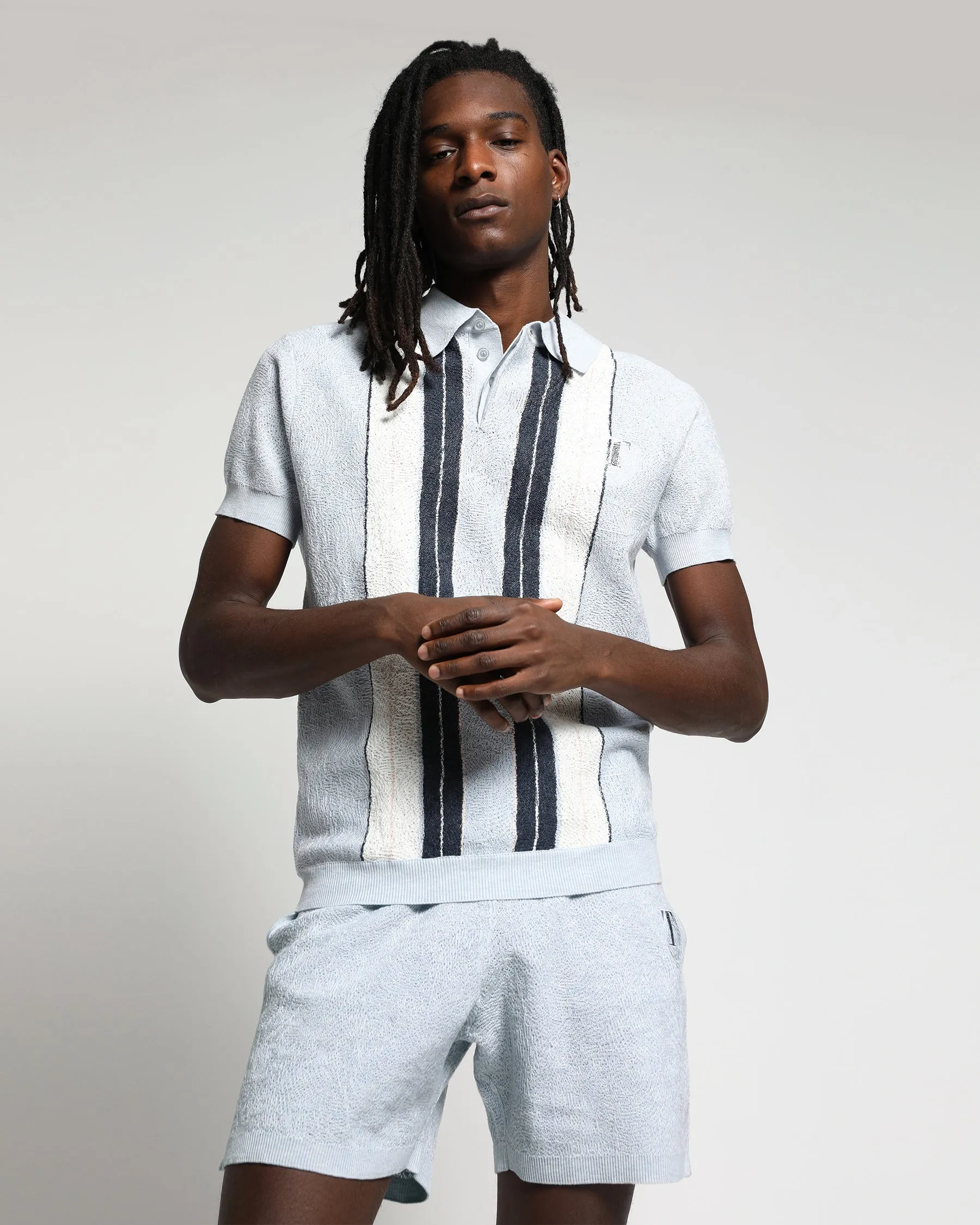 Identity Gauzy Knit S/S Polo Shirt