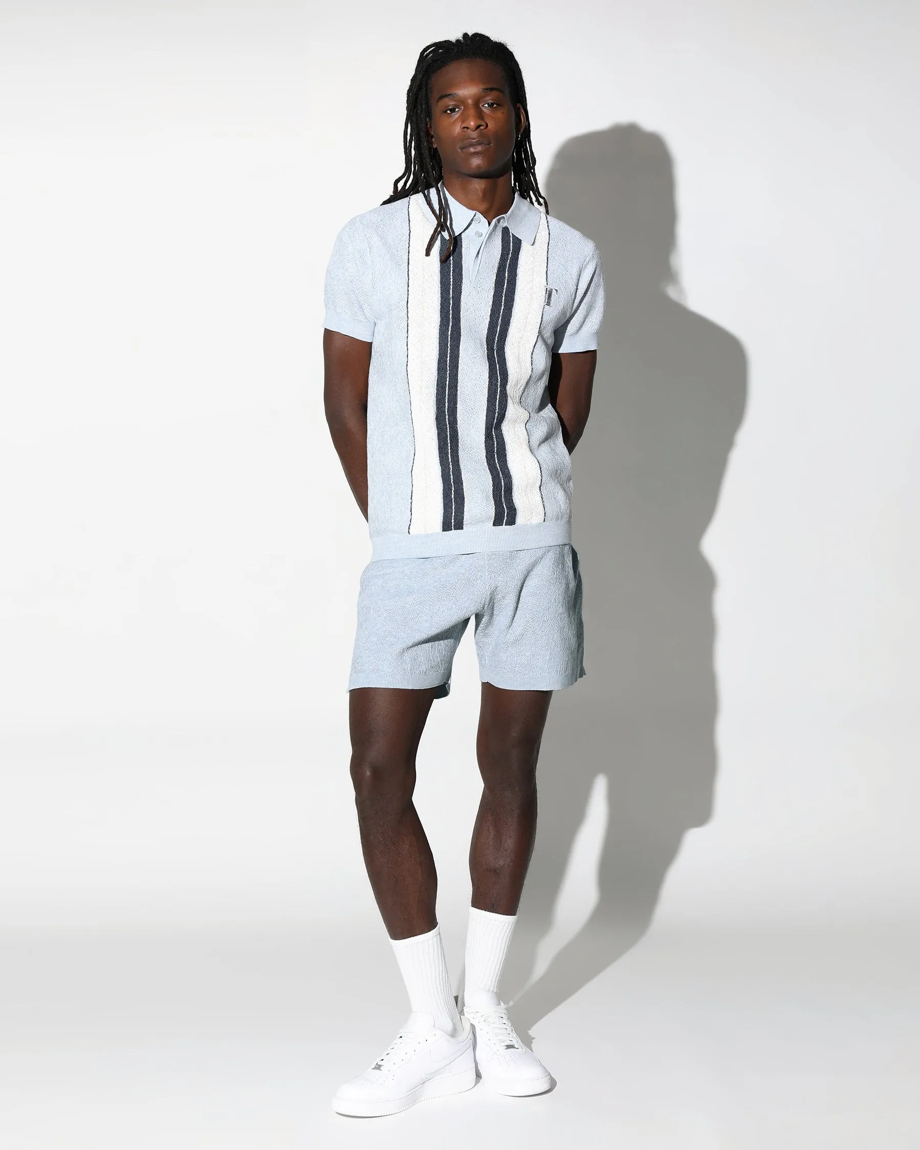 Identity Gauzy Knit S/S Polo Shirt
