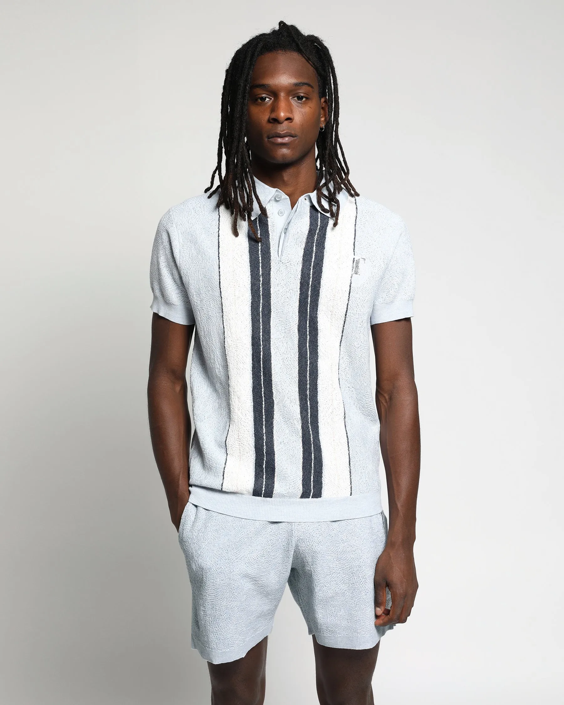 Identity Gauzy Knit S/S Polo Shirt