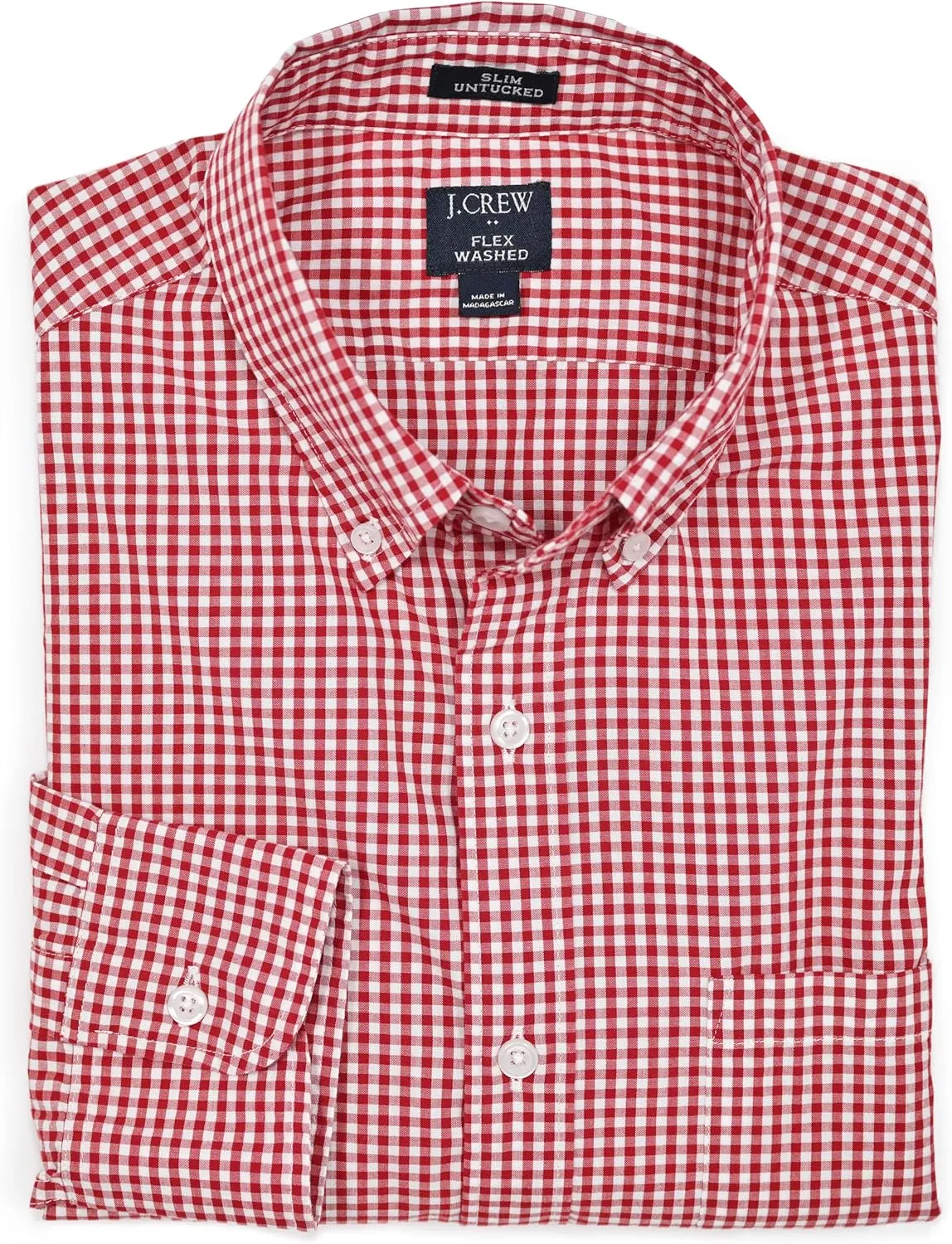 J.Crew Mercantile Men's Long Sleeve Slim Untucked Flex Shirt