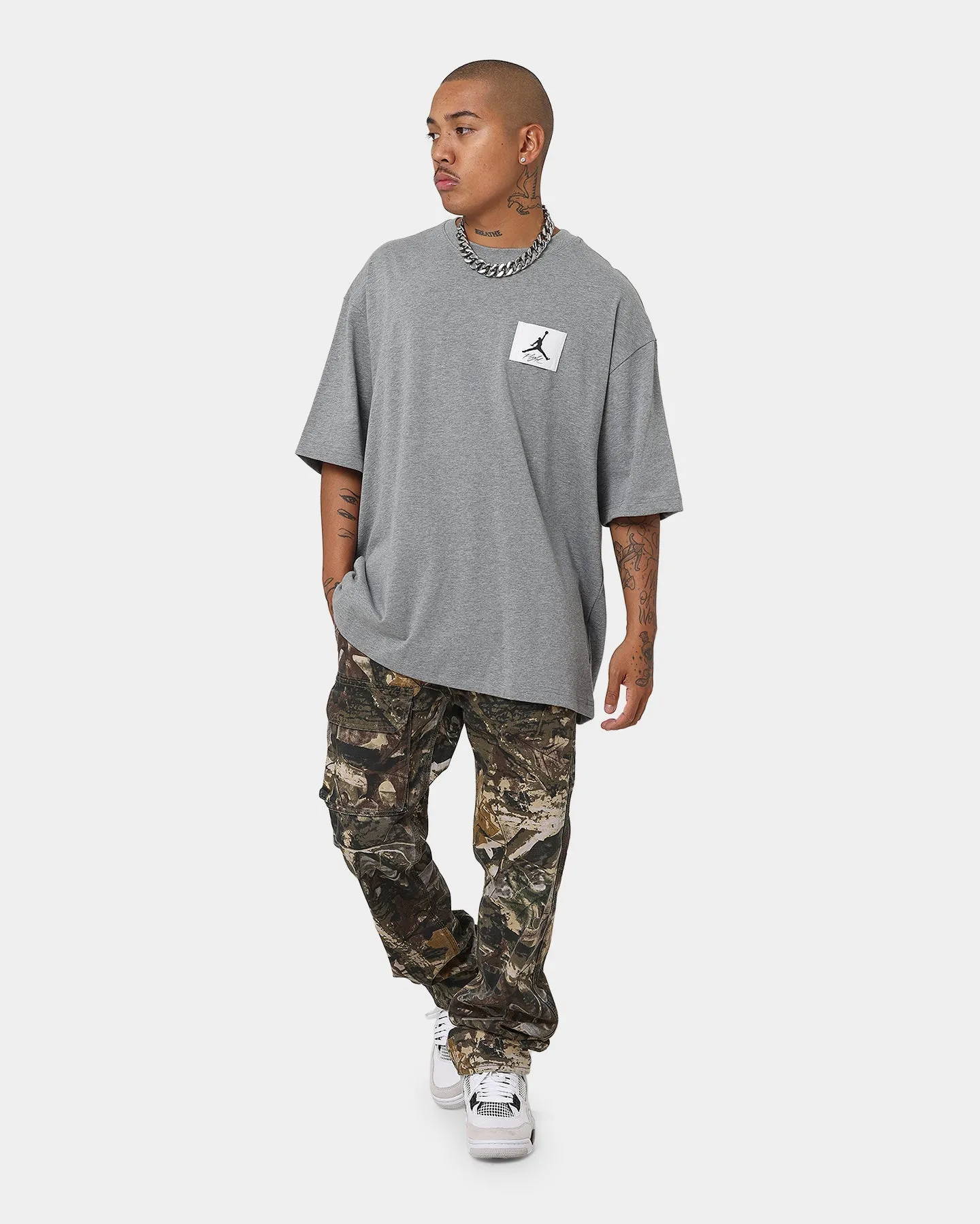 Jordan Flight Essential Oversized T-Shirt Carbon Heather