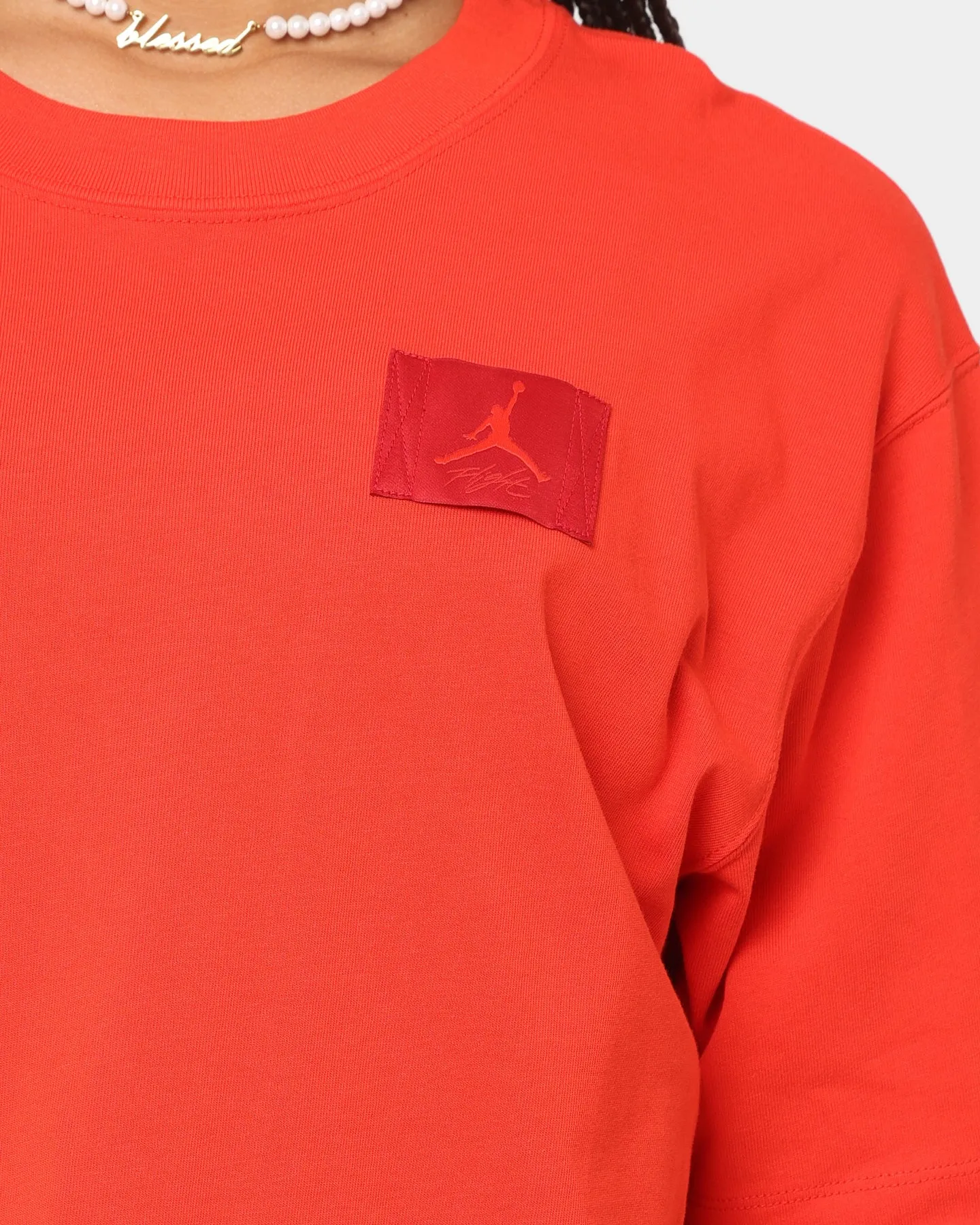 Jordan Women's Jordan Essential Boxy T-Shirt Habanero Red