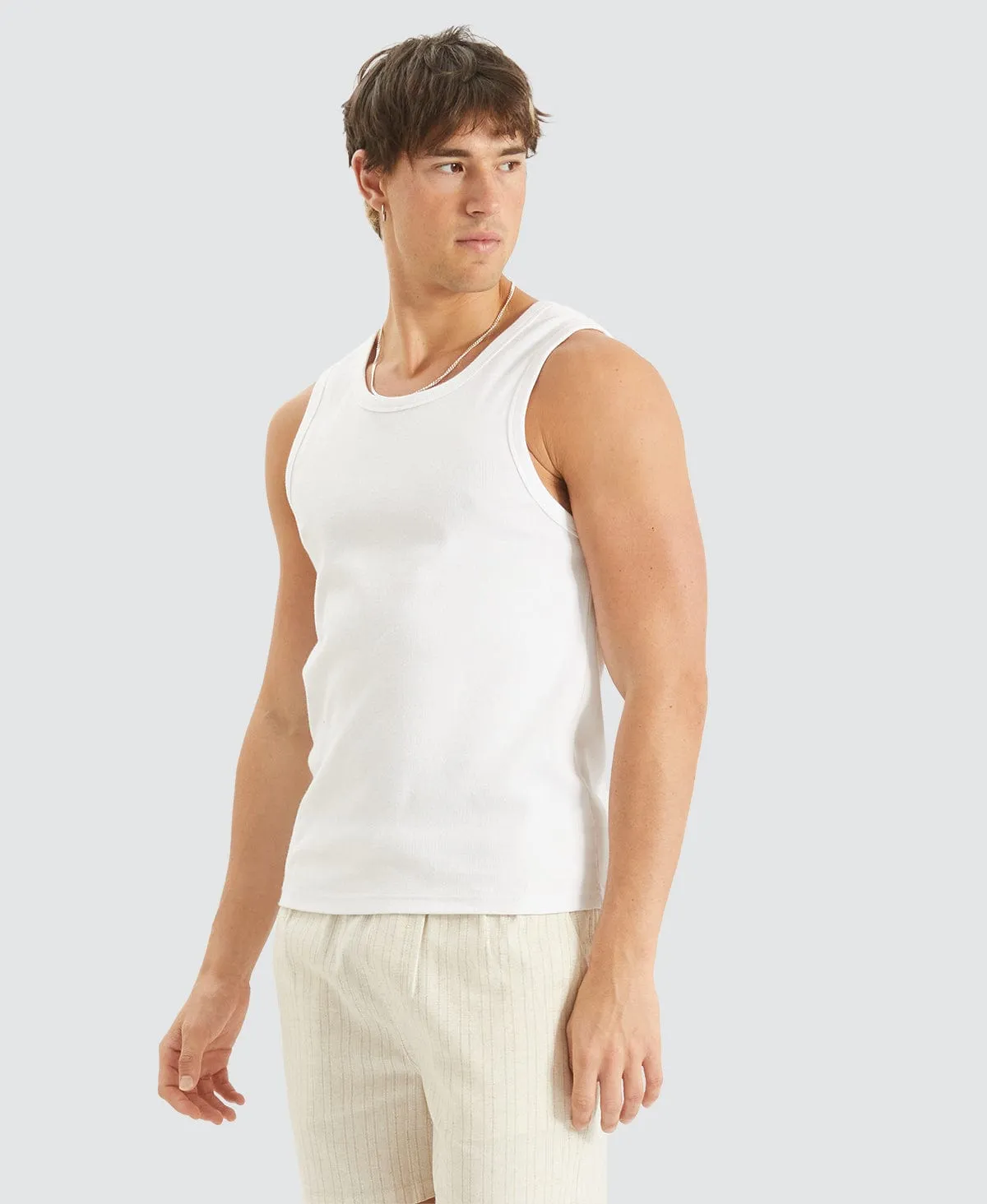 Kai Singlet White