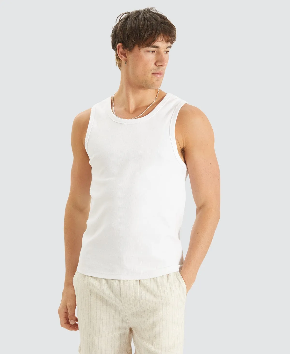 Kai Singlet White