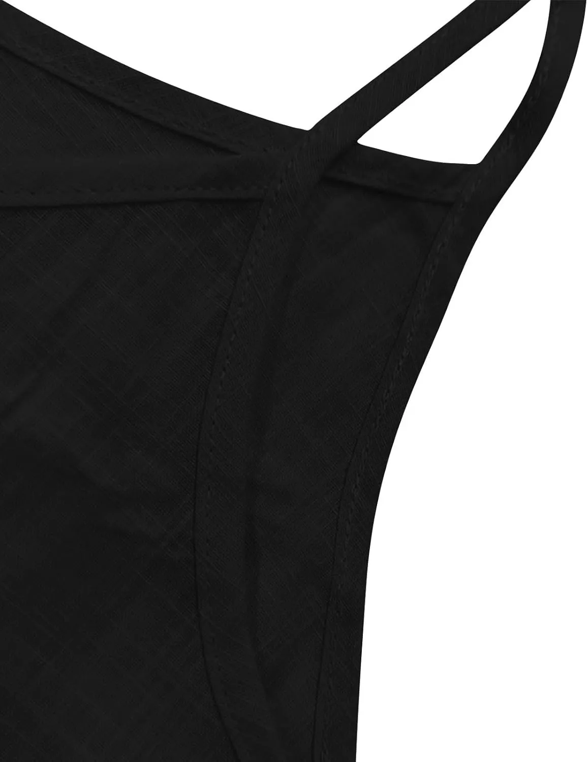 Linen Tops for Women Camisole Spaghetti Strap Tank Top Loose Casual Breathable Cotton Summer Shirts