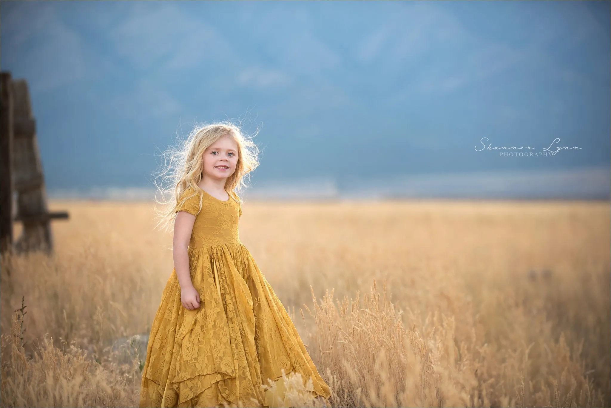 Maggie Gown • Girls Tiered Lace Gown • by Sew Trendy