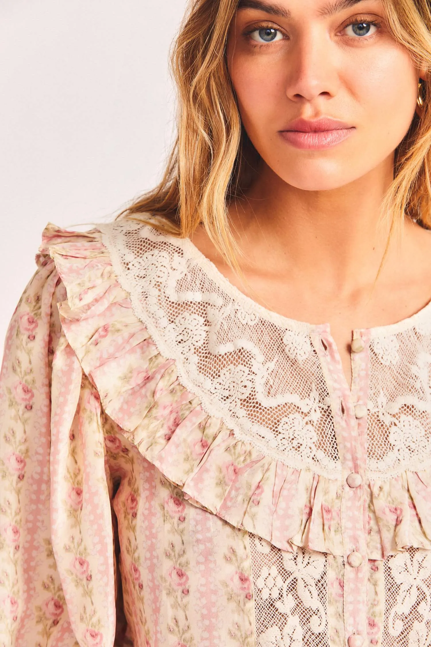 Morrison Top Frosted Petal Pink