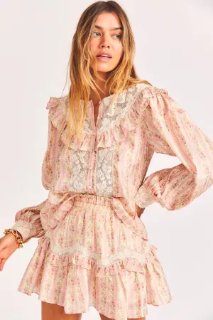 Morrison Top Frosted Petal Pink