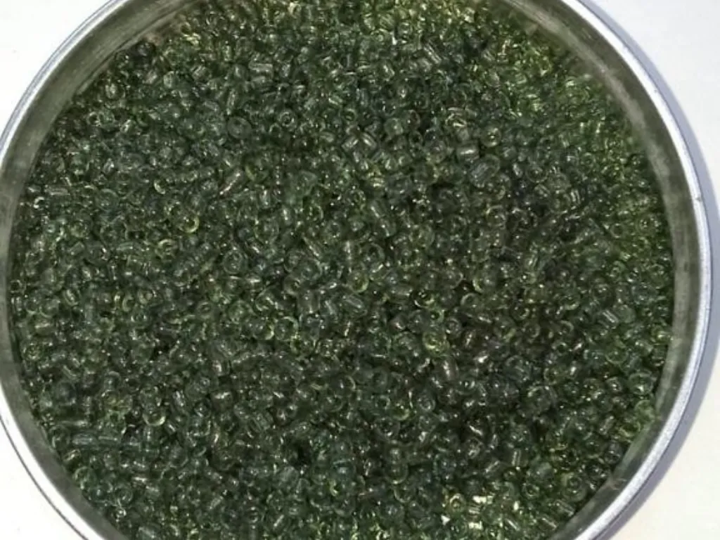 Olive Green Transparent Round Rocaille Glass Seed Beads- 2 mm (Wholesale)