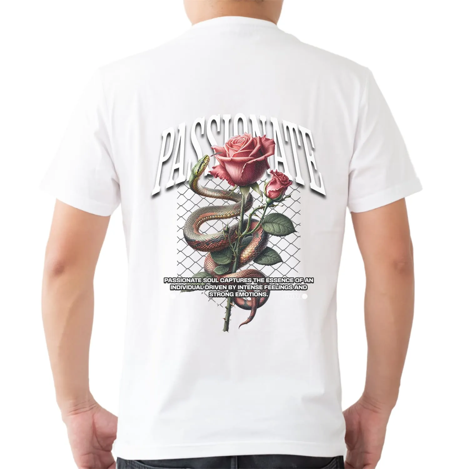 Passionate Mens cotton printed T-shirt