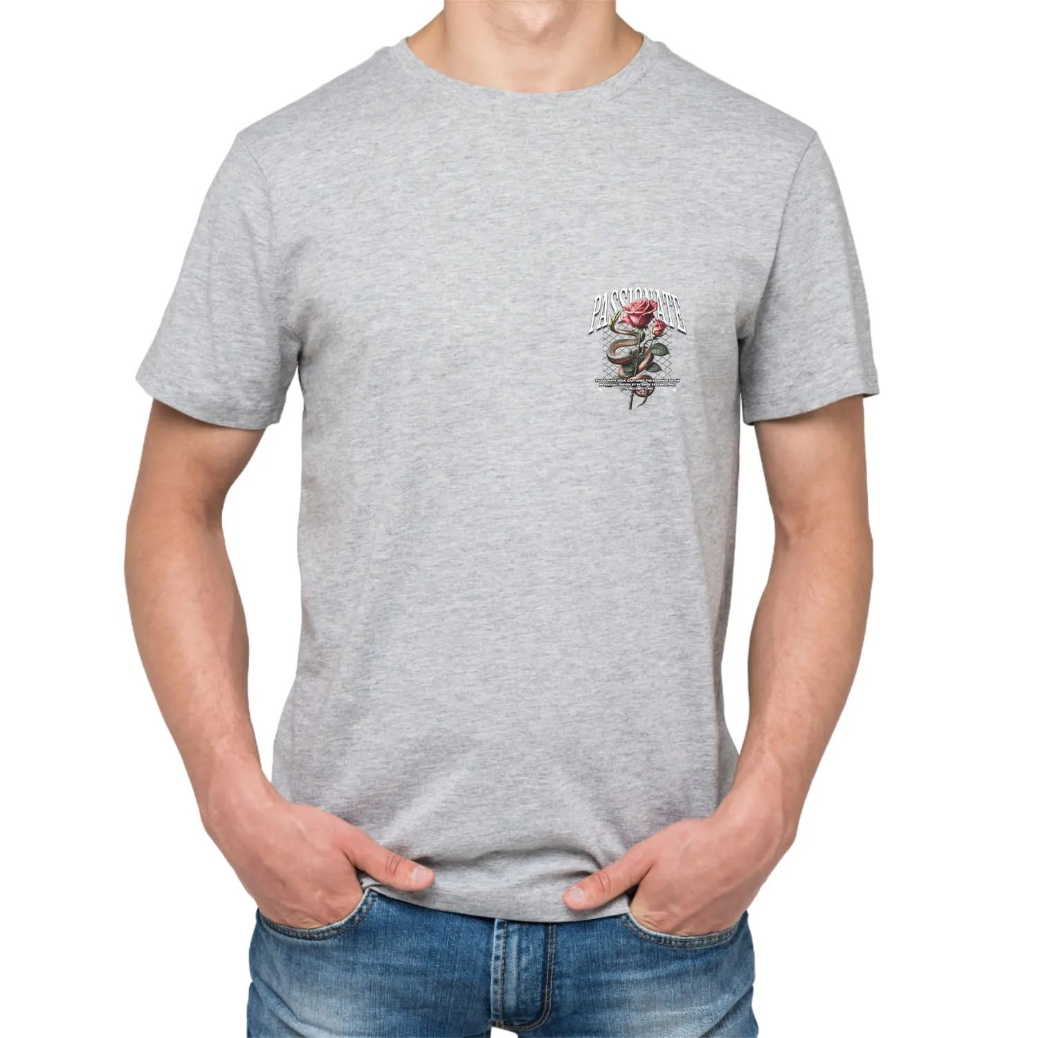 Passionate Mens cotton printed T-shirt