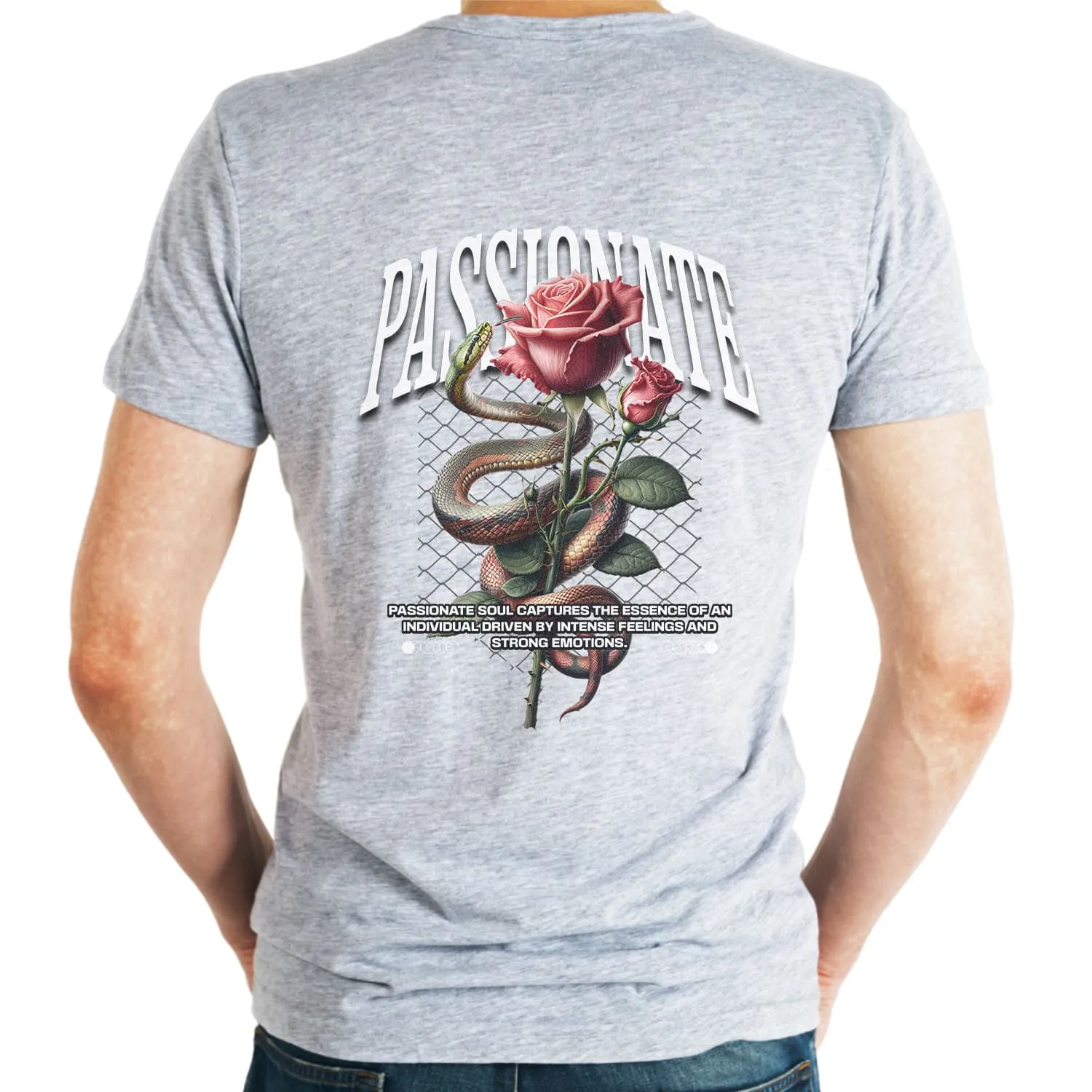 Passionate Mens cotton printed T-shirt