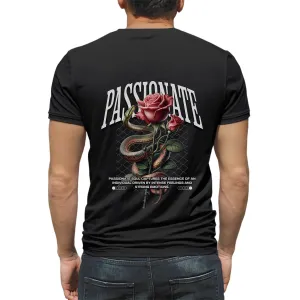 Passionate Mens cotton printed T-shirt