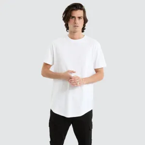 Prairie Dual Curved Tee Optical White