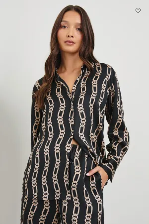 Rails Ledger Button Down / Black Gold Link