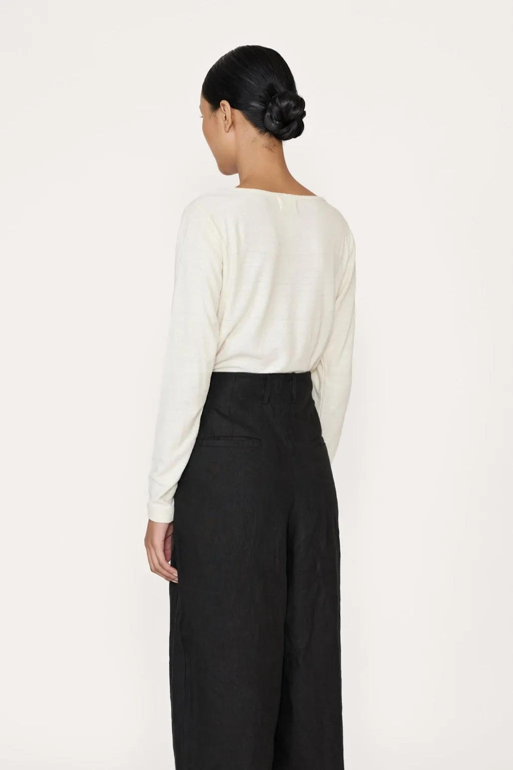 Scoop Long Sleeve - Ivory