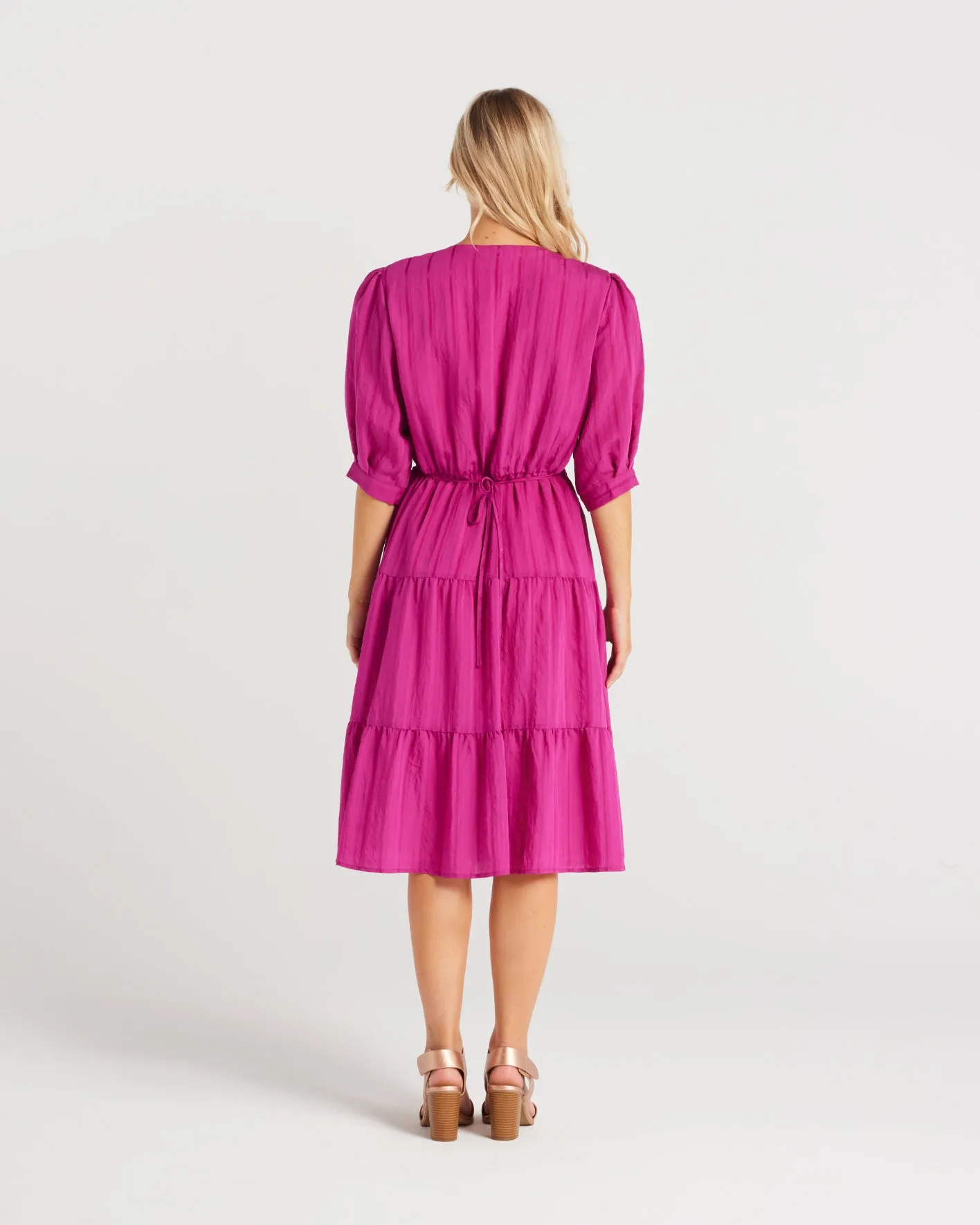 Seduce - S9102A Amira Dress - Magenta - 50% Off