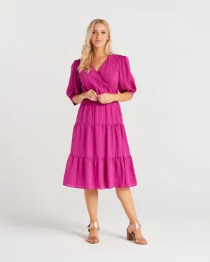 Seduce - S9102A Amira Dress - Magenta - 50% Off