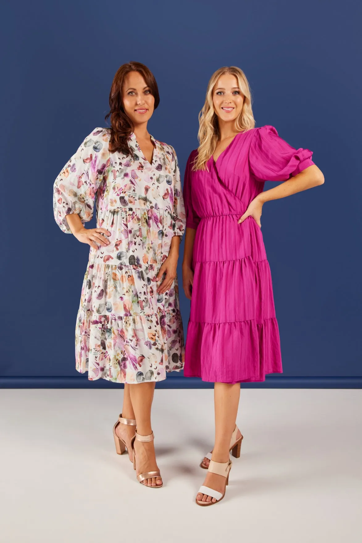Seduce - S9102A Amira Dress - Magenta - 50% Off