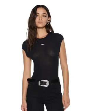 STAPLE SS TEE BLACK SHEER
