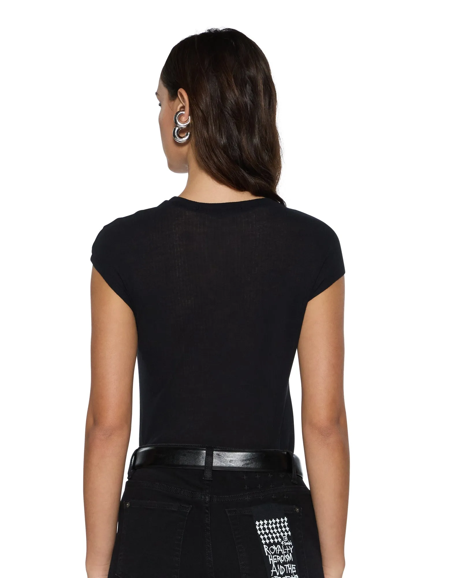 STAPLE SS TEE BLACK SHEER