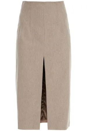 THE ANDAMANE pencil skirt with slit
