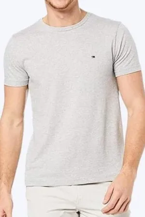 TOMMY HILFIGER ESSENTIAL CLASSIC TEE -  GREY